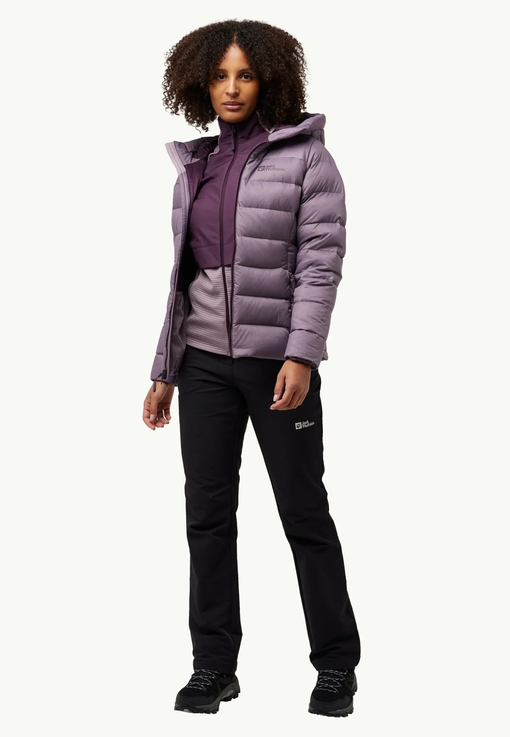 Jack Wolfskin Nebelhorn Down Hoody W Rds|DAMES Isolatiejacks|Winterjacks