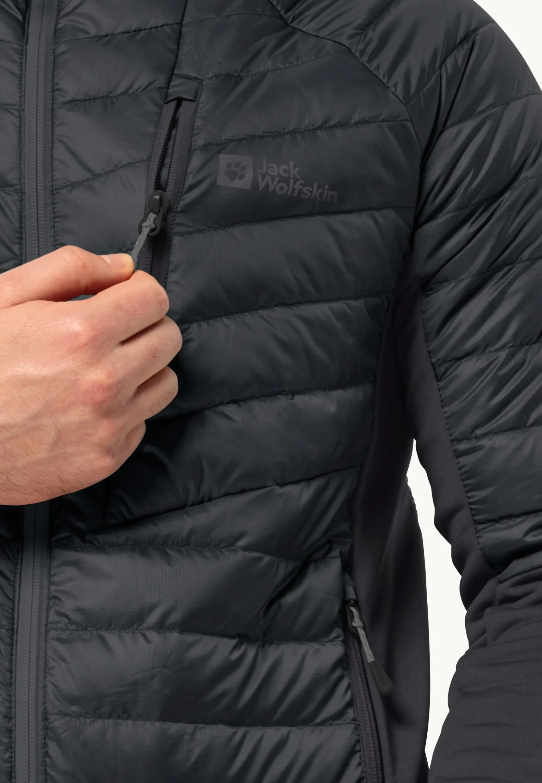 Jack Wolfskin Nebelhorn Down Hybrid M|Heren Voor- En Najaarsjacks/-Jassen|Winterjacks