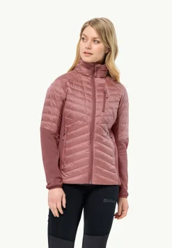 Jack Wolfskin Nebelhorn Down Hybrid W|DAMES Voor- En Najaarsjacks/-Jassen|Fleece