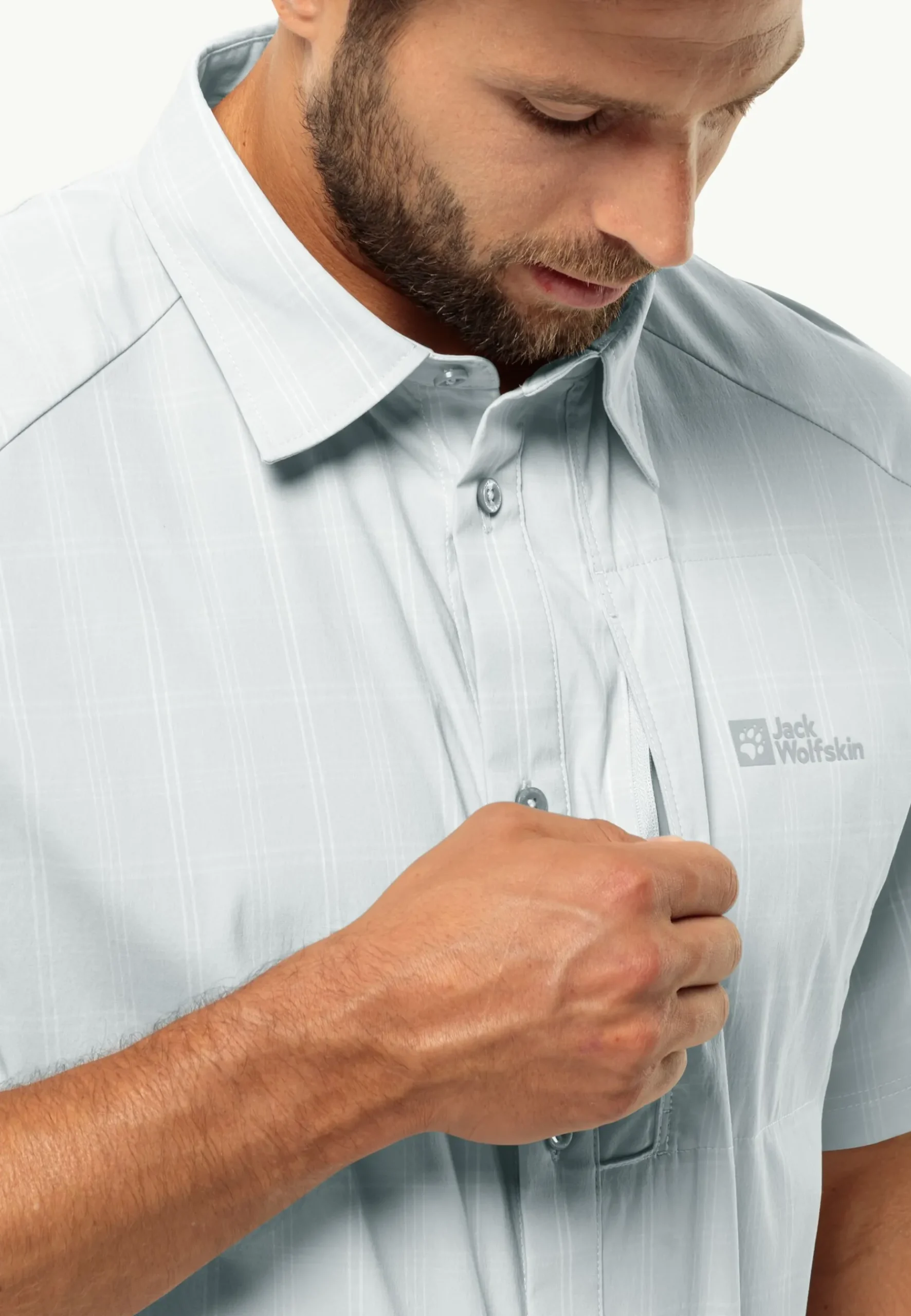Jack Wolfskin Norbo S|s Shirt M|Heren Lifestyle|Functionele Shirts