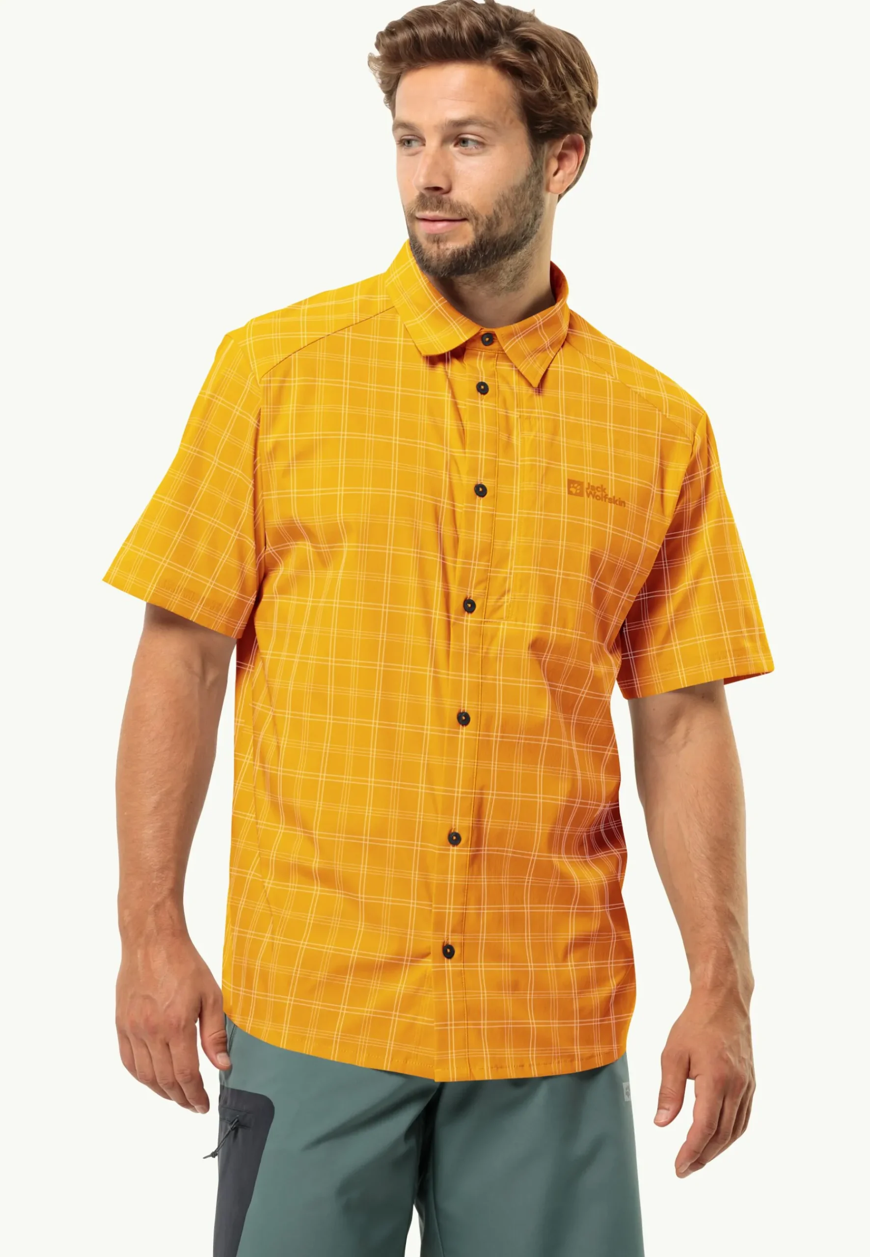 Jack Wolfskin Norbo S|s Shirt M|Heren Lifestyle|Functionele Shirts