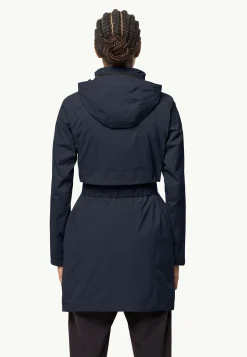 Jack Wolfskin Norden Port Coat W|DAMES Lifestyle|Voor- En Najaarsjacks/-Jassen