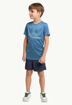 Jack Wolfskin Out And About T Kids|Kinderen Functionele Shirts|T-Shirts & Longsleeves