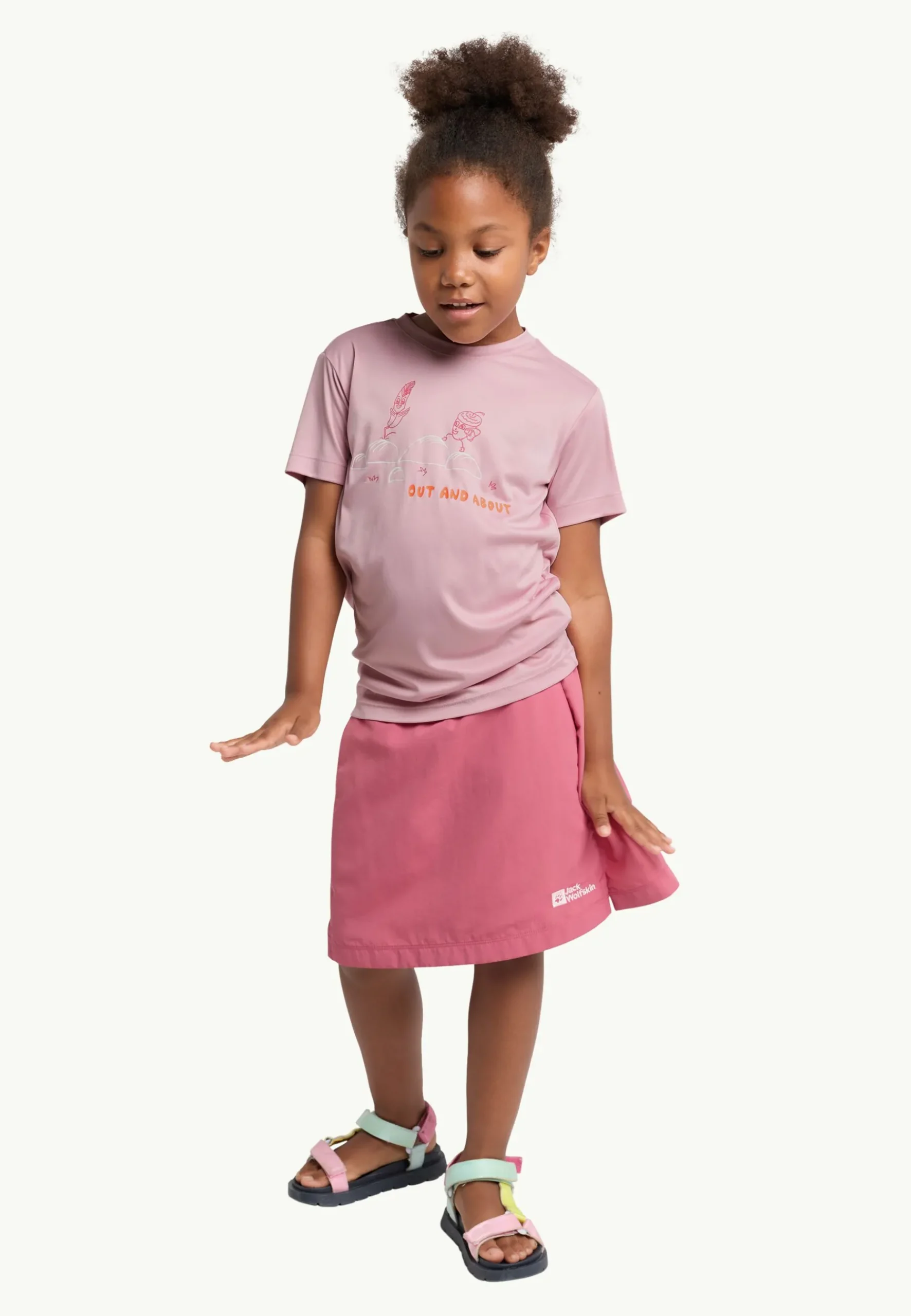 Jack Wolfskin Out And About T Kids|Kinderen Functionele Shirts|T-Shirts & Longsleeves