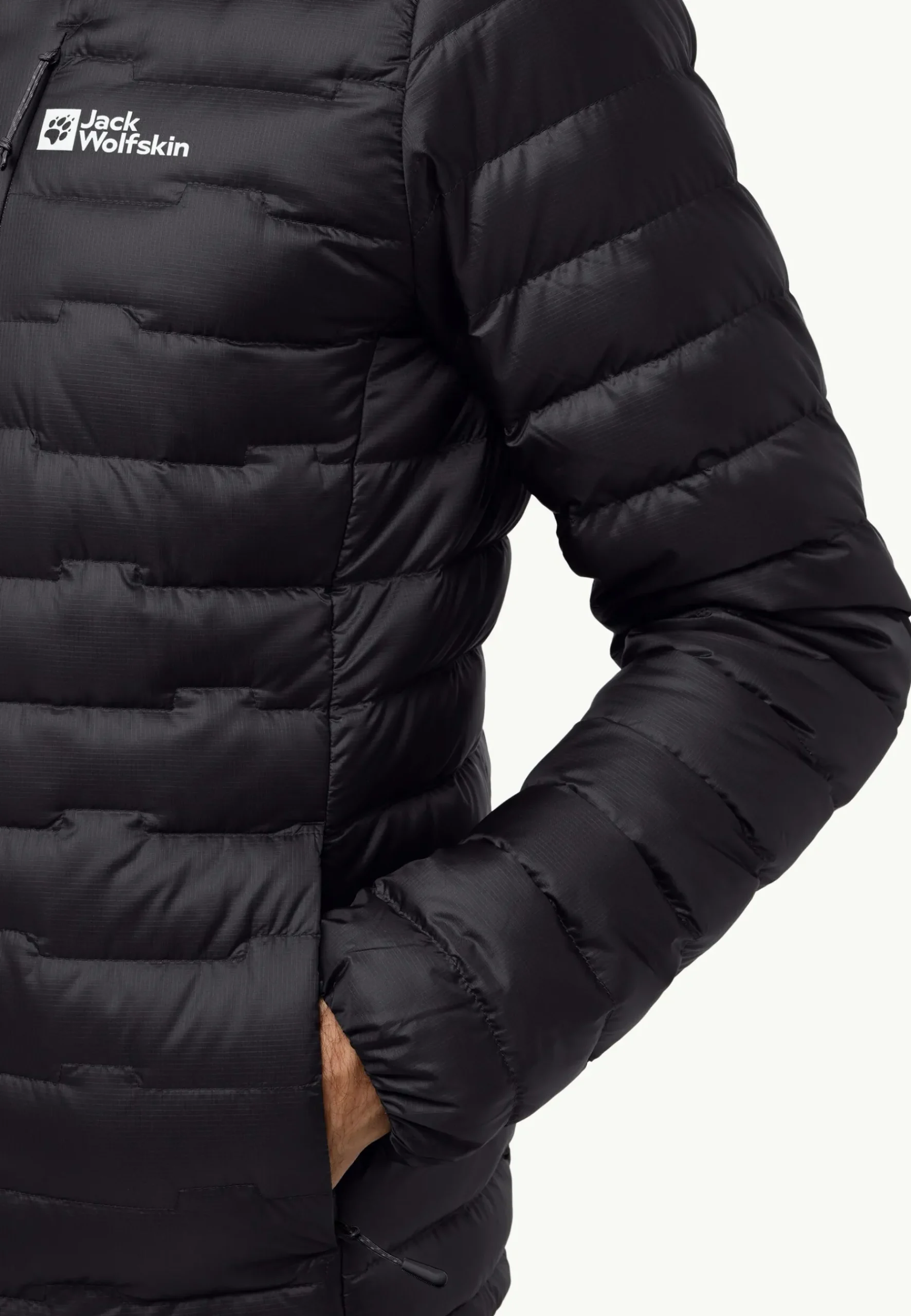 Jack Wolfskin Passamani Down Hoody M Rds|Heren Bodywarmers|Winterjacks