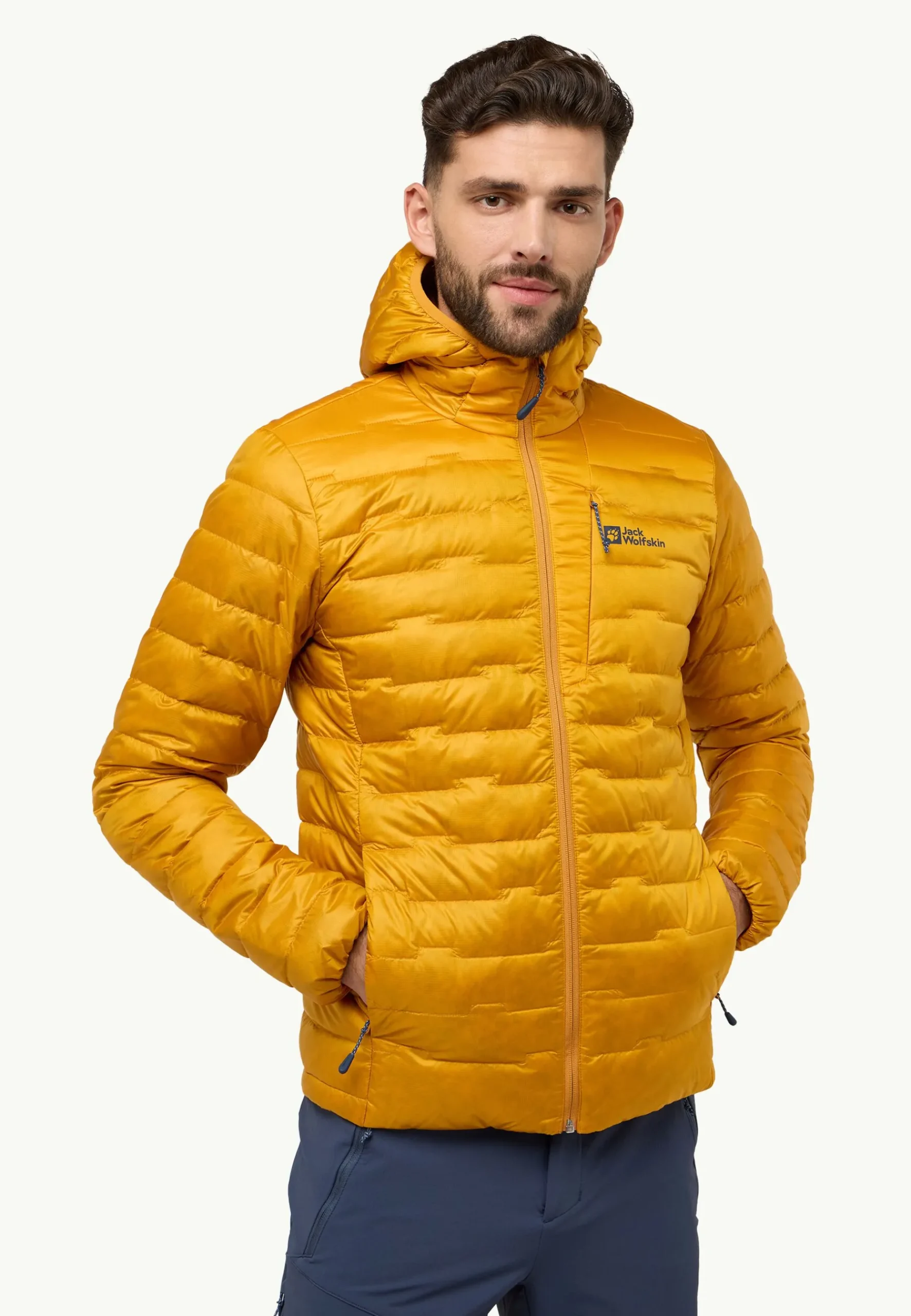 Jack Wolfskin Passamani Down Hoody M Rds|Heren Bodywarmers|Winterjacks