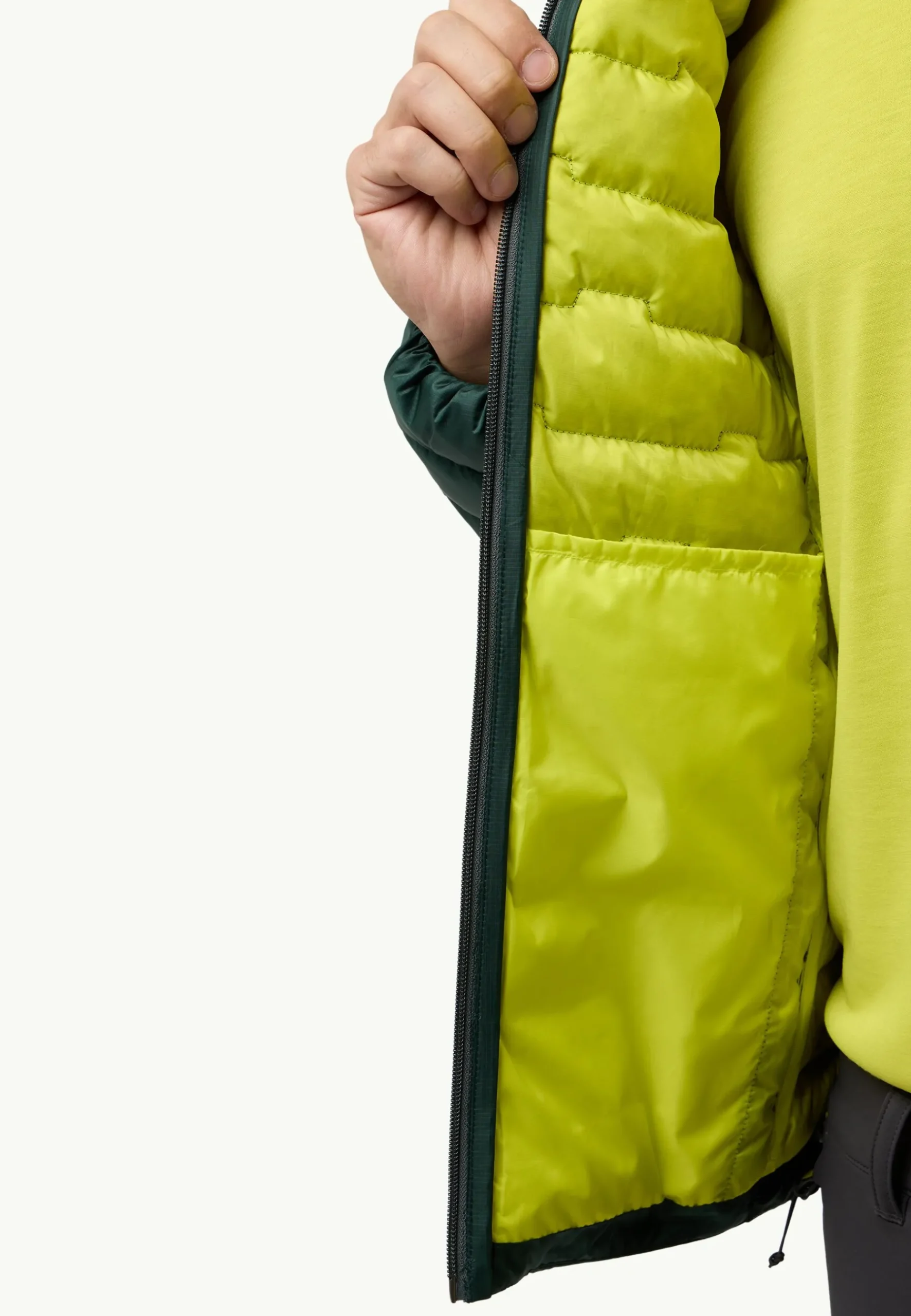 Jack Wolfskin Passamani Down Hoody M Rds|Heren Bodywarmers|Winterjacks