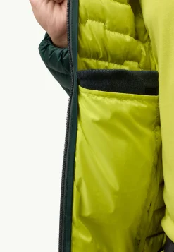 Jack Wolfskin Passamani Down Hoody M Rds|Heren Bodywarmers|Winterjacks