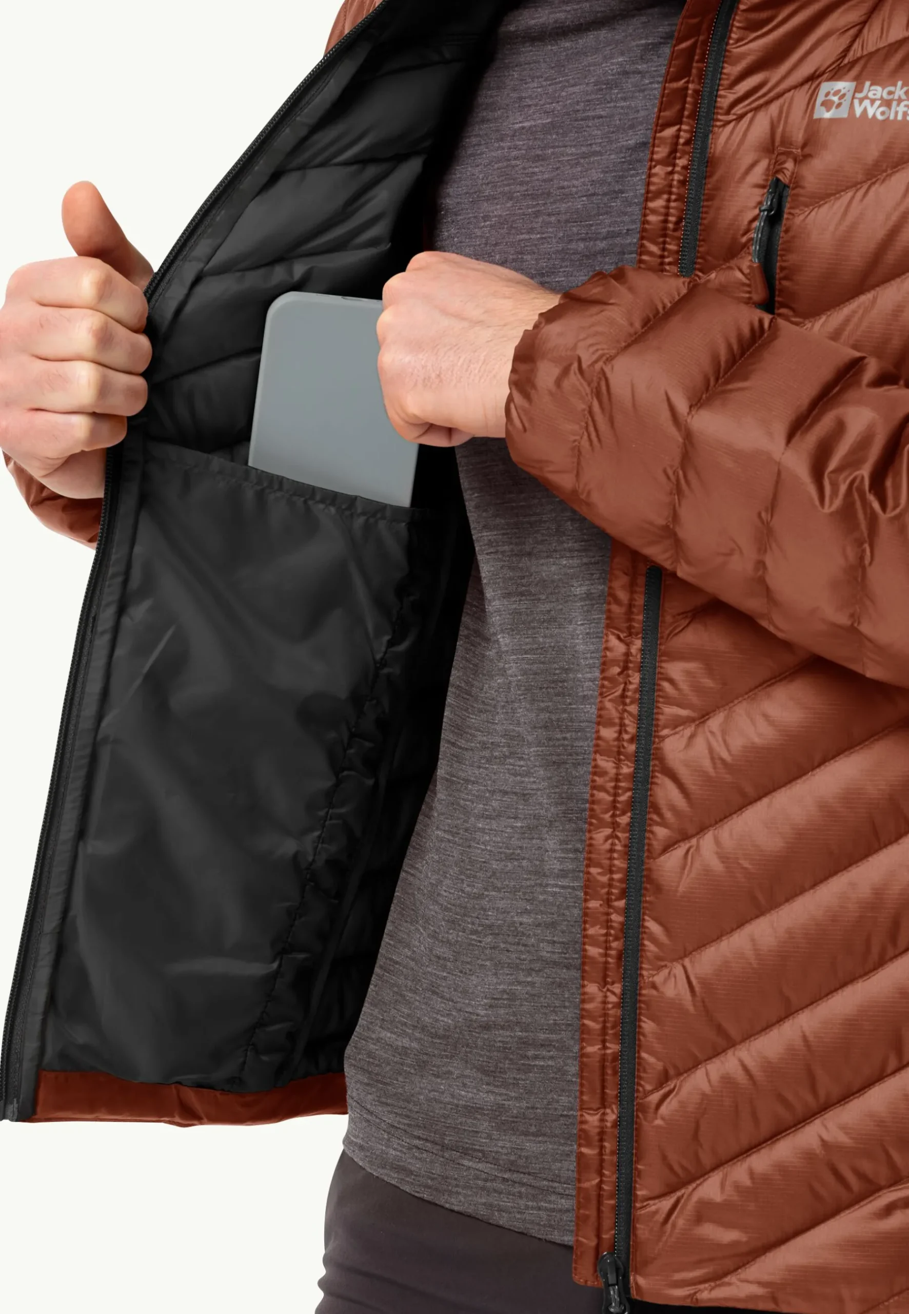 Jack Wolfskin Passamani Down Jkt M|Heren Wandelen|Voor- En Najaarsjacks/-Jassen