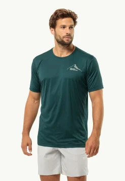 Jack Wolfskin Peak Graphic T M|Heren Wandelen|Lifestyle