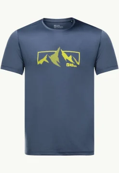 Jack Wolfskin Peak Graphic T M|Heren Wandelen|Lifestyle