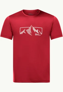 Jack Wolfskin Peak Graphic T M|Heren Wandelen|Lifestyle