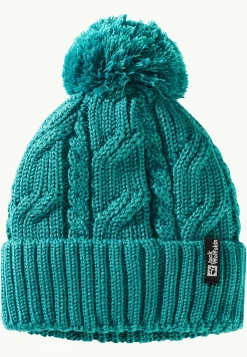 Jack Wolfskin Pompom Beanie|DAMES Wandelen|Lifestyle