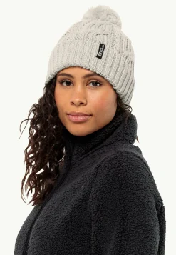 Jack Wolfskin Pompom Beanie|DAMES Wandelen|Lifestyle