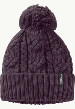 Jack Wolfskin Pompom Beanie|DAMES Wandelen|Lifestyle