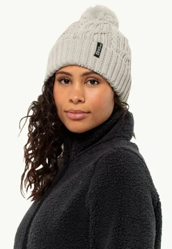 Jack Wolfskin Pompom Beanie|DAMES Wandelen|Lifestyle