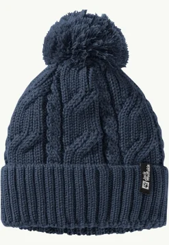 Jack Wolfskin Pompom Beanie|DAMES Wandelen|Lifestyle