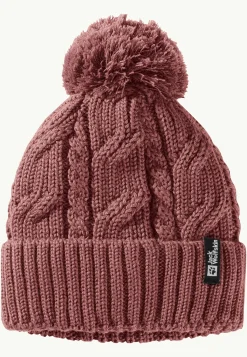 Jack Wolfskin Pompom Beanie|DAMES Wandelen|Lifestyle