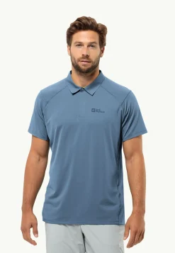 Jack Wolfskin Prelight Chill Polo M|Heren Functionele Shirts|Poloshirts