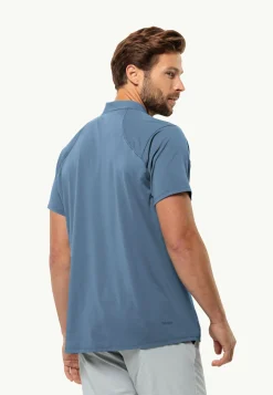 Jack Wolfskin Prelight Chill Polo M|Heren Functionele Shirts|Poloshirts