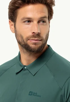 Jack Wolfskin Prelight Chill Polo M|Heren Functionele Shirts|Poloshirts