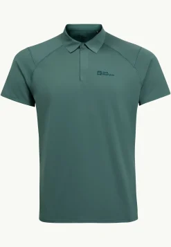 Jack Wolfskin Prelight Chill Polo M|Heren Functionele Shirts|Poloshirts