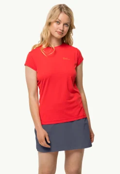 Jack Wolfskin Prelight S/s W|DAMES Wandelen|Functionele Shirts