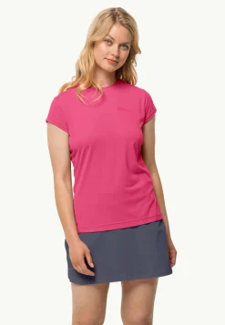 Jack Wolfskin Prelight S/s W|DAMES Wandelen|Functionele Shirts