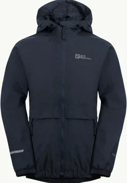 Jack Wolfskin Rainy Days 2l Jkt K|Kinderen Voor- En Najaarsjacks/-Jassen|Isolerende Jacks