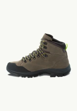 Jack Wolfskin Rebellion Texapore Mid M|Heren Wandelen|Wandelschoenen