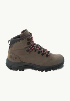 Jack Wolfskin Rebellion Texapore Mid W|DAMES Wandelschoenen|Waterdichte Schoenen