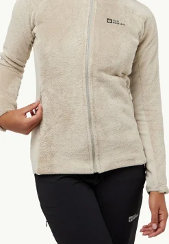 Jack Wolfskin Rotwand Hooded Fz W|DAMES Voor- En Najaarsjacks/-Jassen|Fleece