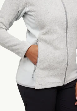 Jack Wolfskin Rotwand Hooded Fz W|DAMES Voor- En Najaarsjacks/-Jassen|Fleece