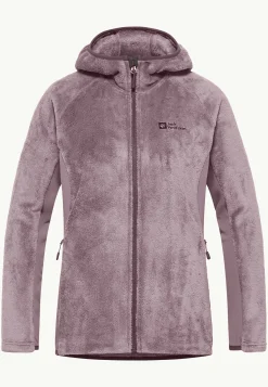 Jack Wolfskin Rotwand Hooded Fz W|DAMES Voor- En Najaarsjacks/-Jassen|Fleece