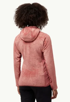 Jack Wolfskin Rotwand Hooded Fz W|DAMES Voor- En Najaarsjacks/-Jassen|Fleece