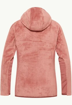 Jack Wolfskin Rotwand Hooded Fz W|DAMES Voor- En Najaarsjacks/-Jassen|Fleece