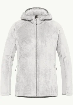 Jack Wolfskin Rotwand Hooded Fz W|DAMES Voor- En Najaarsjacks/-Jassen|Fleece