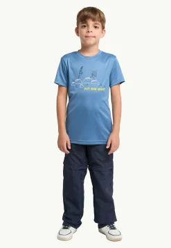 Jack Wolfskin Safari Zip Off Pants K|Kinderen Casual Broeken|Wandelbroeken