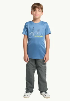 Jack Wolfskin Safari Zip Off Pants K|Kinderen Casual Broeken|Wandelbroeken