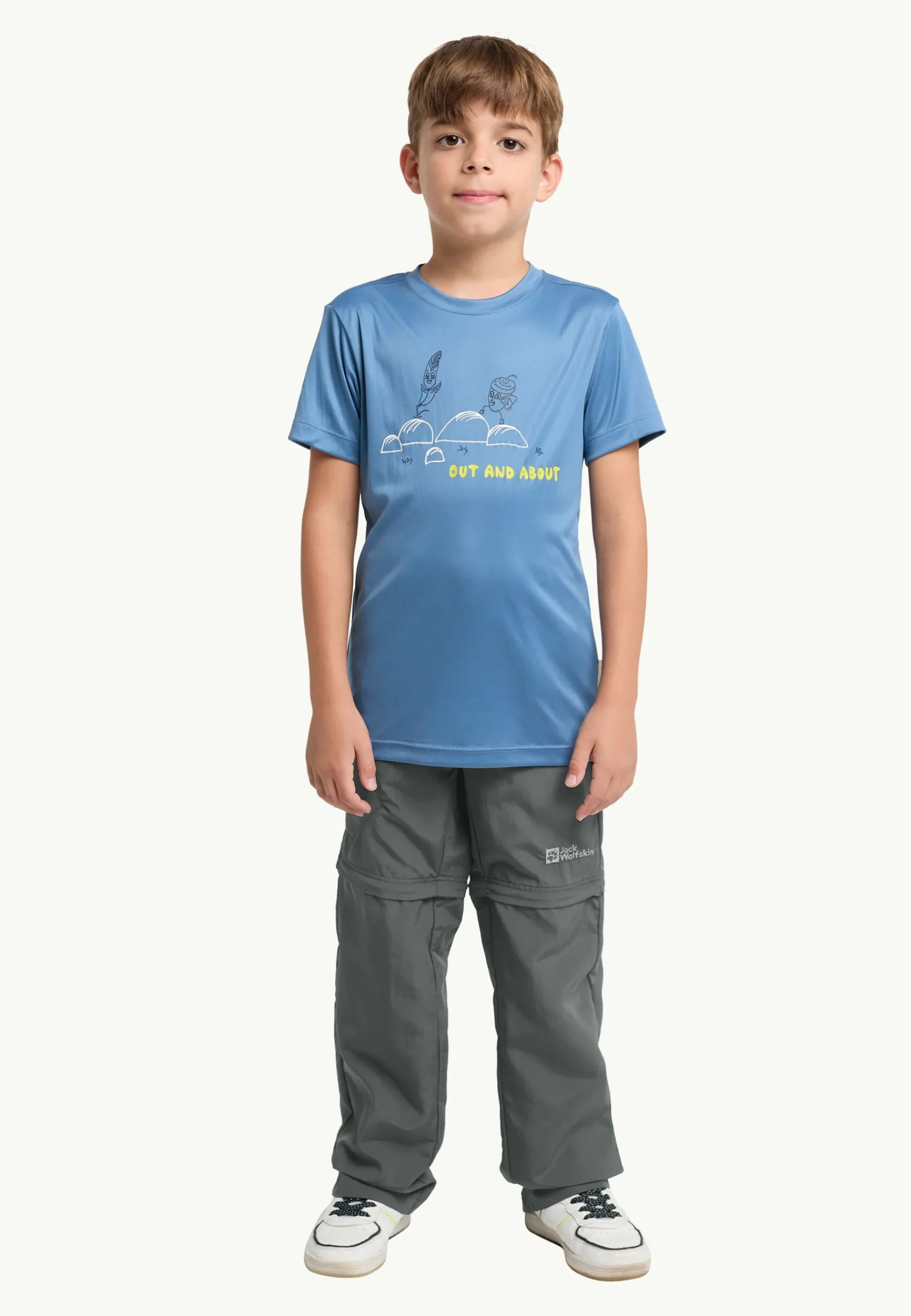 Jack Wolfskin Safari Zip Off Pants K|Kinderen Casual Broeken|Wandelbroeken