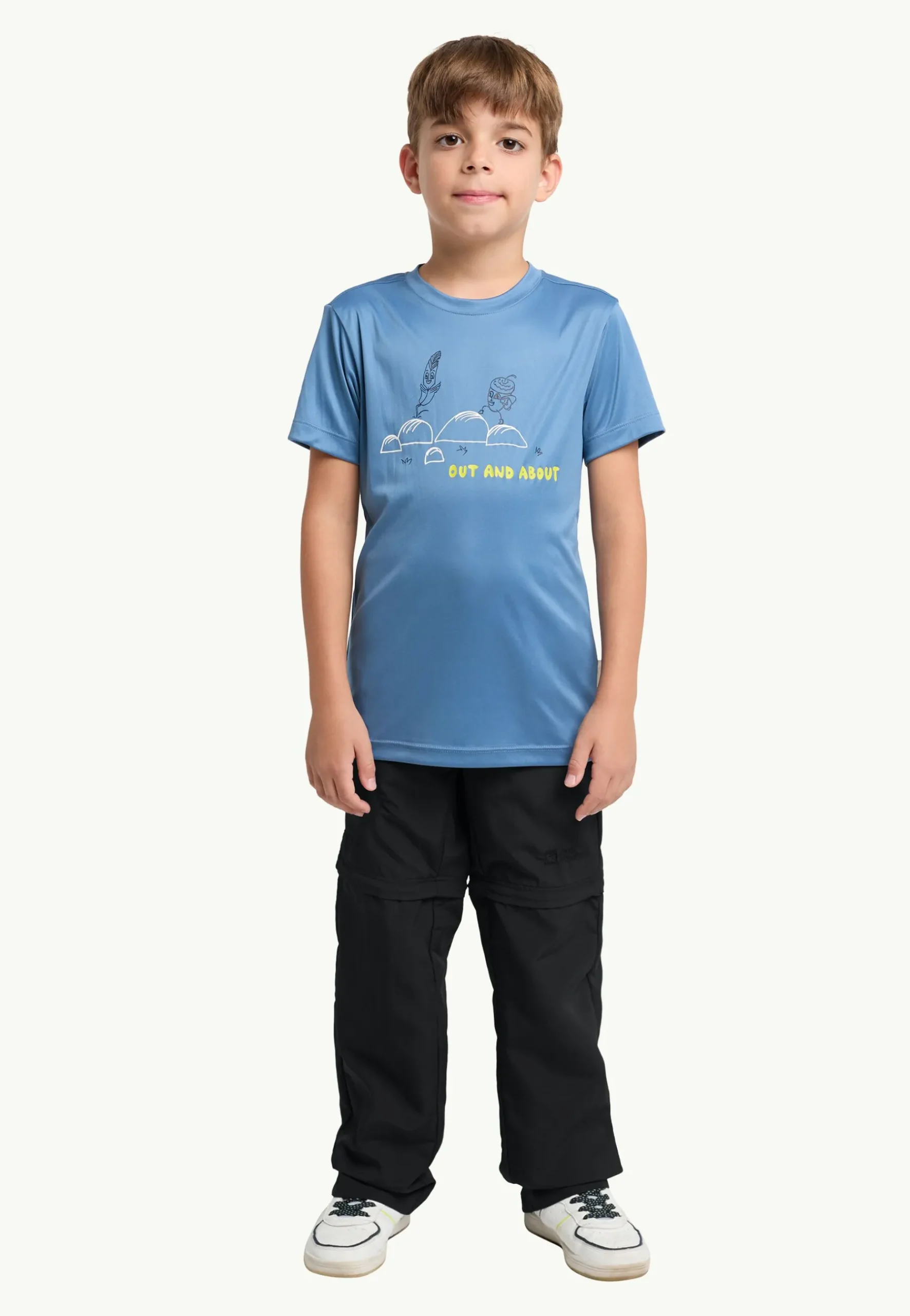 Jack Wolfskin Safari Zip Off Pants K|Kinderen Casual Broeken|Wandelbroeken