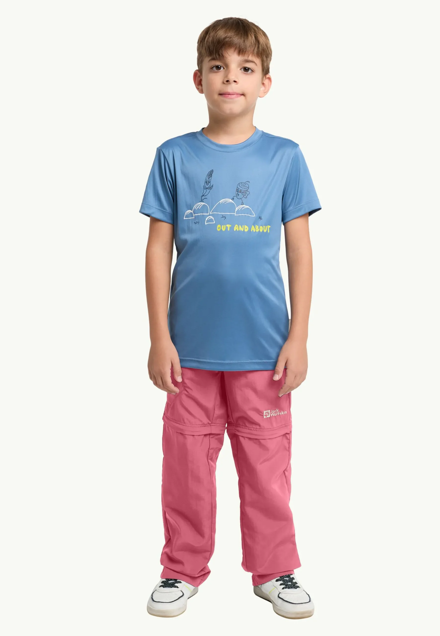 Jack Wolfskin Safari Zip Off Pants K|Kinderen Casual Broeken|Wandelbroeken