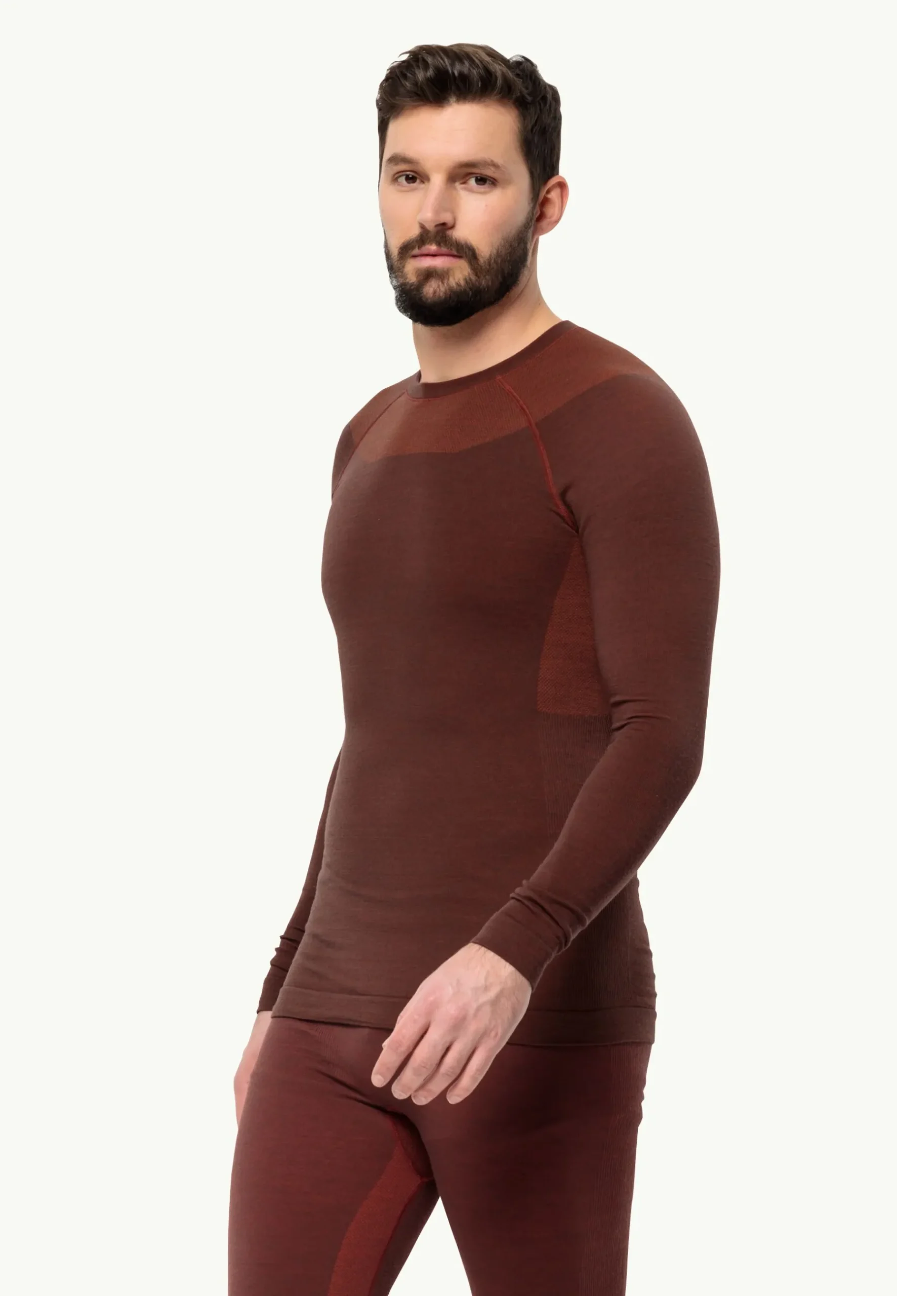 Jack Wolfskin Seamless Wool L/s M|Heren Wandelen|Discovery