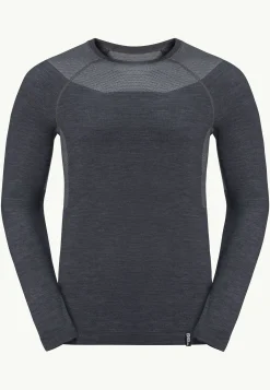 Jack Wolfskin Seamless Wool L/s M|Heren Wandelen|Discovery