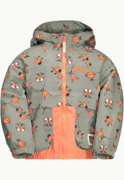 Jack Wolfskin Smileyworld Aop Jkt K|Kinderen Voor- En Najaarsjacks/-Jassen|Fleece