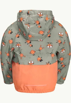 Jack Wolfskin Smileyworld Aop Jkt K|Kinderen Voor- En Najaarsjacks/-Jassen|Fleece