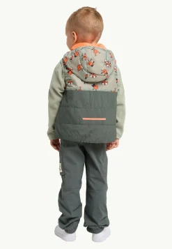 Jack Wolfskin Smileyworld Aop Vest K|Kinderen Voor- En Najaarsjacks/-Jassen|Fleece