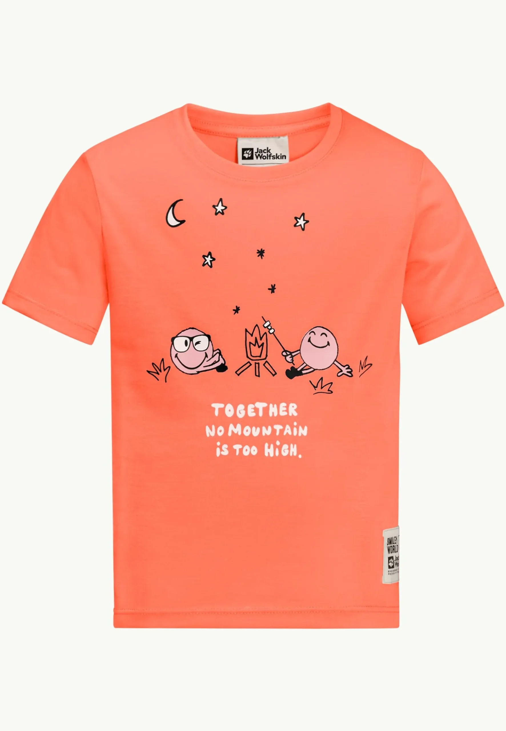 Jack Wolfskin Smileyworld Camp T K|Kinderen Functionele Shirts|T-Shirts & Longsleeves