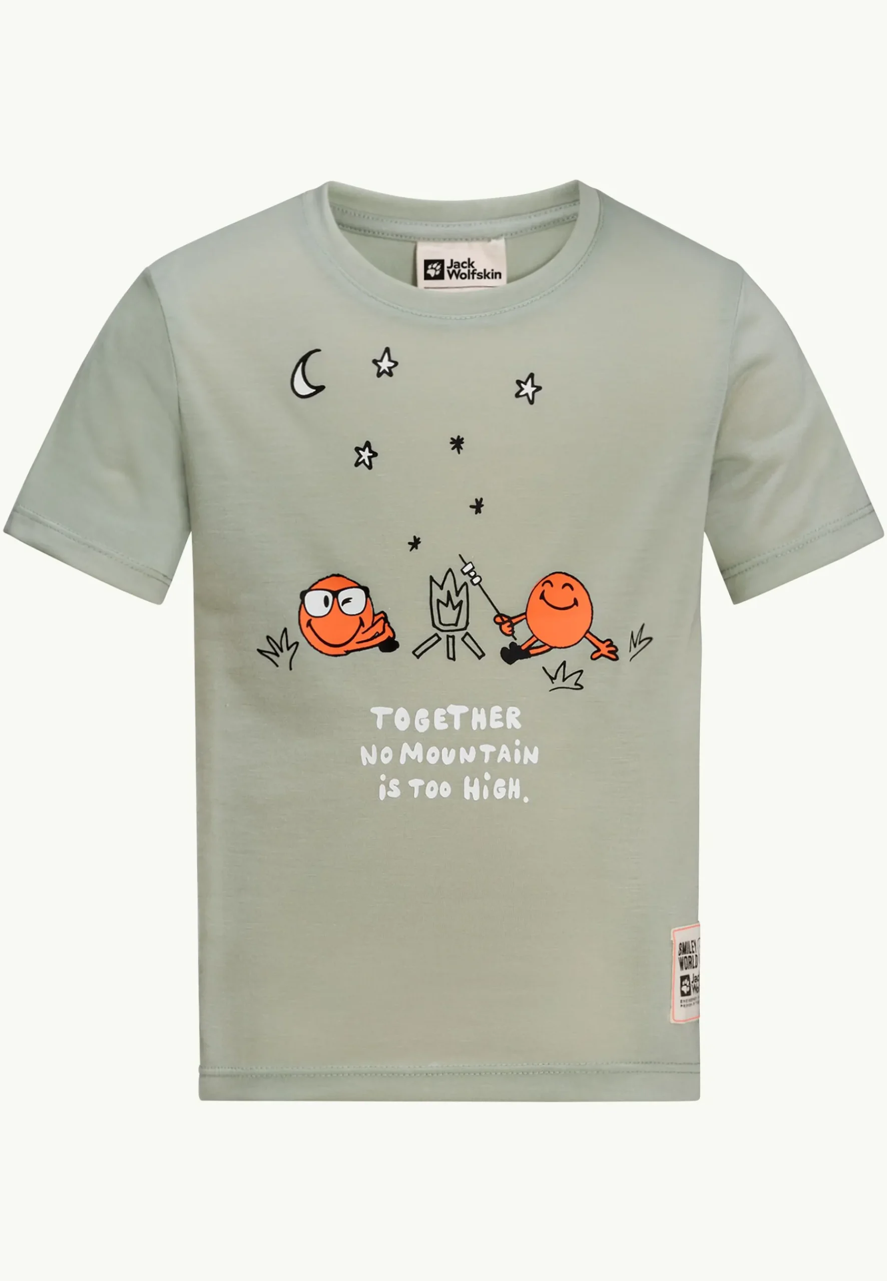 Jack Wolfskin Smileyworld Camp T K|Kinderen Functionele Shirts|T-Shirts & Longsleeves