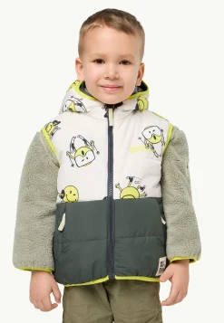 Jack Wolfskin Smileyworld Ins Vest K|Kinderen Voor- En Najaarsjacks/-Jassen|Bodywarmers